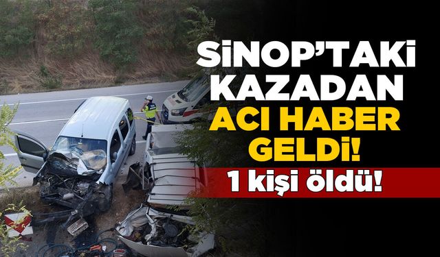 İki aracın çarpıştığı kazadan acı haber geldi