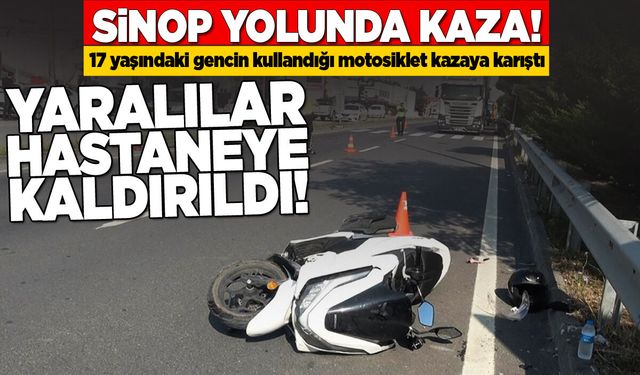 Motosiklet ile elektrikli bisiklet çarpıştı: 2 kişi yaralandı