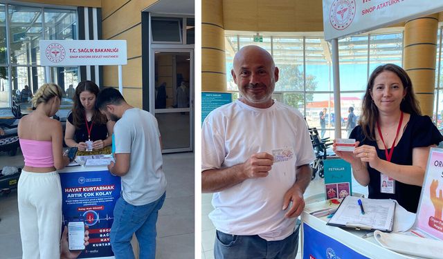 Sinop’ta organ bağışı farkındalığı artırılıyor