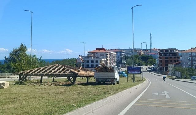 Sinop’ta tarihi geminin sergilendiği alan yenileniyor