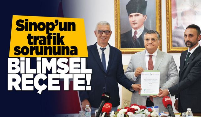 Sinop’un trafik sorunu bilimsel veriler ışığında ele alındı!