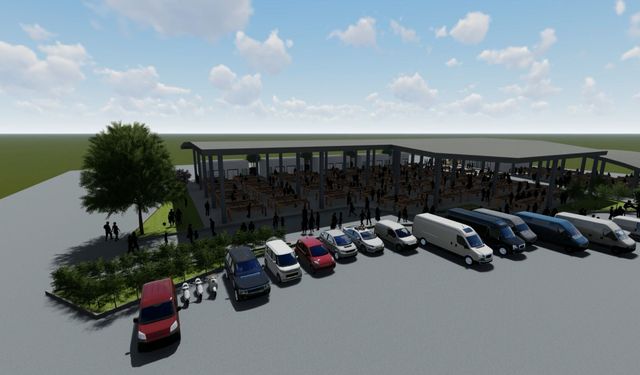 İlçeye yeni pazar yeri kazandırılıyor