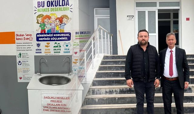 Türkeli’de okullara su arıtma sistemi kuruldu