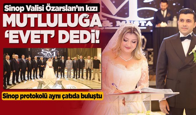 Vali Özarslan’ın kızı Şevval Aslı dünyaevine girdi