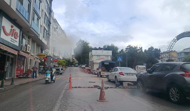 Derviş Sarabil Caddesi’nde kasis çalışması