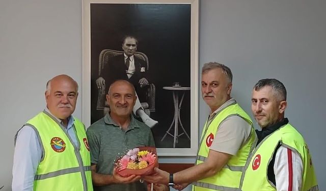 THK Sinop Şubesi’nden Gazi Faruk Baş’a ziyaret