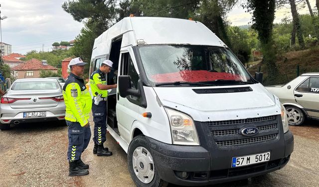 Sinop’ta okul çevrelerinde yoğun denetim