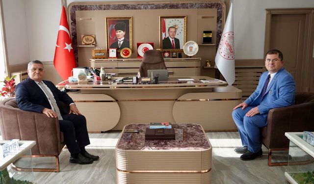 Vali Özarslan’dan Kaymakam Özbay’a ziyaret