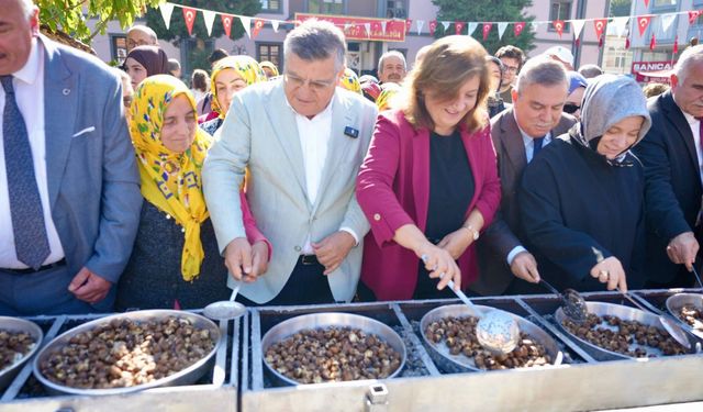 Erfelek kestanesi için buluştular! Festivale yoğun katılım