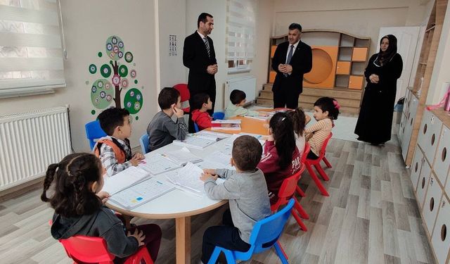 Müftü Arslaner'den Kur'an kurslarına ziyaret