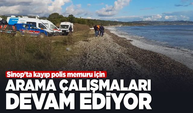 Kayıp polis memurunu arama çalışmaları sürüyor