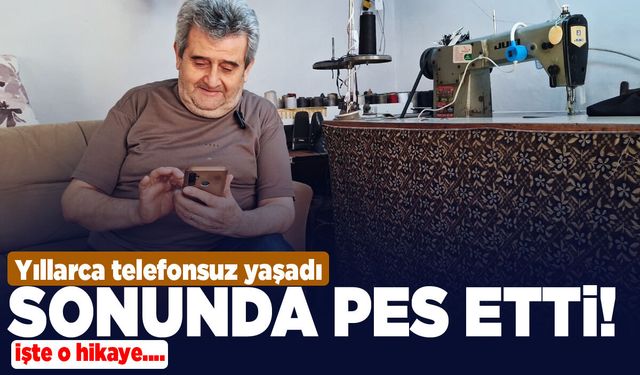 Teknolojiye direnen Sinoplu terzi pes etti
