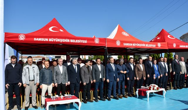Vezirköprü'de44 üreticiye tohum ve gübre desteği verildi
