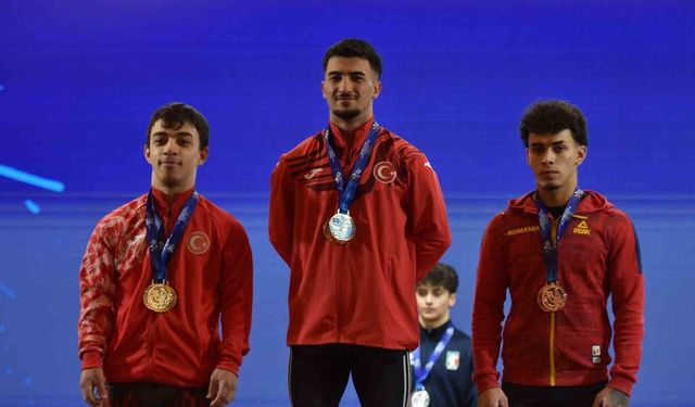 Avrupa Halter Şampiyonası'nda Bartın'a 5 madalya