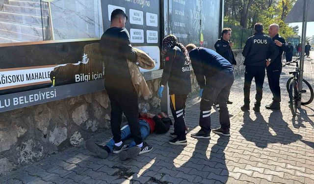İş görüşmesine giderken bayılıp yaralandı