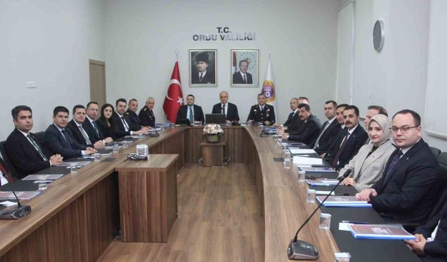 Ordu'da suç istatistikleri yayımlandı