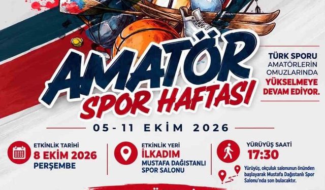Samsun'da Amatör Spor Haftası kutlamaları başladı