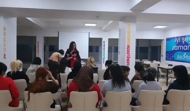 Sinop'ta kadına şiddete karşı farkındalık eğitimi