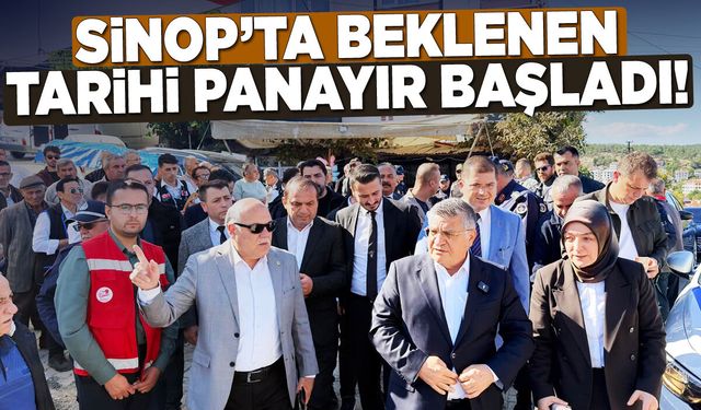 Sinopluların merakla beklediği panayır açıldı