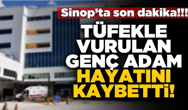 Tüfek patladı, genç adam öldü
