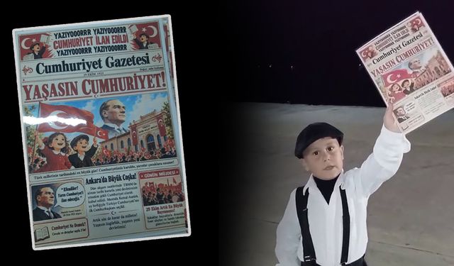 Cumhuriyet coşkusunu yaşadı ve yaşattı!