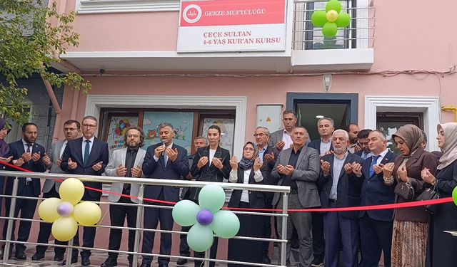 Çeçe Sultan 4-6 Yaş Kur'an Kursu binası hizmete açıldı