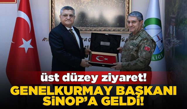 Sinop Valiliğine üst düzey ziyaret!