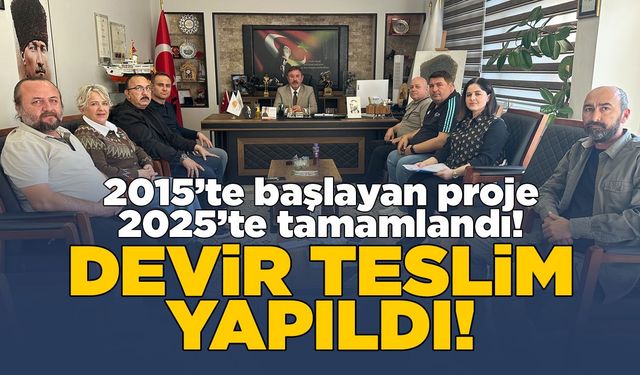 Erfelek İçme Suyu Projesi Gerze Belediyesi’ne devredildi