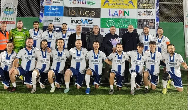 Gerzeliler Derneğinden 9-1’lik galibiyet!