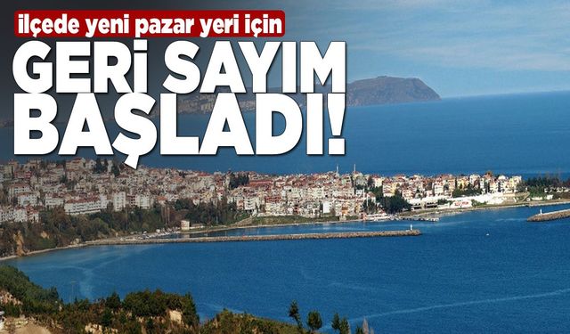 İlçede yeni pazar yeri için geri sayım başladı!