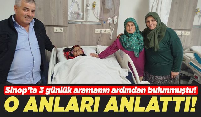 Ormanlık alanda 3 gün sonra bulunan kadının tedavisi sürüyor