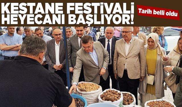 Erfelek Kestane Festivali için geri sayım başladı
