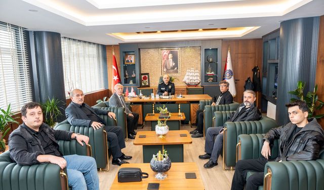 Sinop 15 Eylül Gazeteciler Cemiyeti’nden Müdür Tecimer’e ziyaret