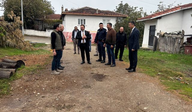 Saraydüzü’nde üç köy için parke yol incelemesi