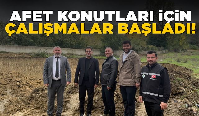 15 adet afet konutu inşa ediliyor