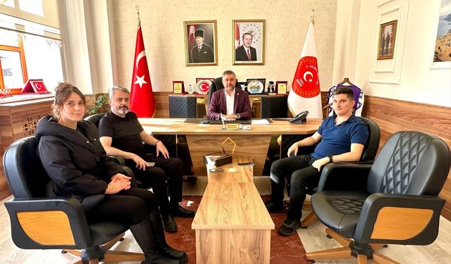 Vitrin Haber’den İl Genel Meclis Başkanı Yaman'a ziyaret