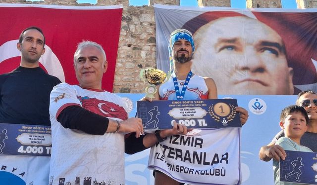 Tarıkhan Çetiner Sinop’ta maratona katıldı