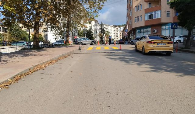 Sinop'ta yaya geçitleri yenileniyor