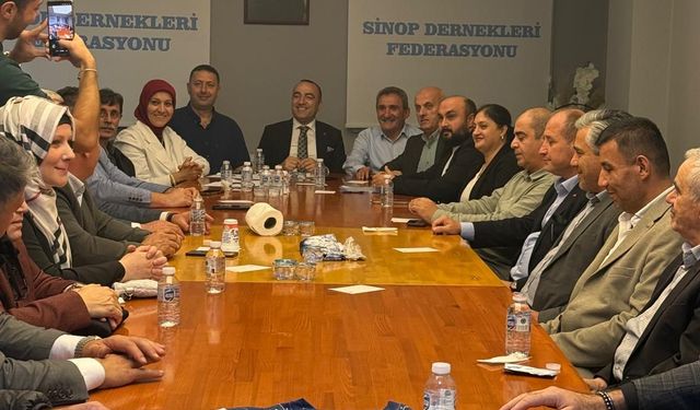 İstanbul'daki Sinop derneklerinden güç birliği