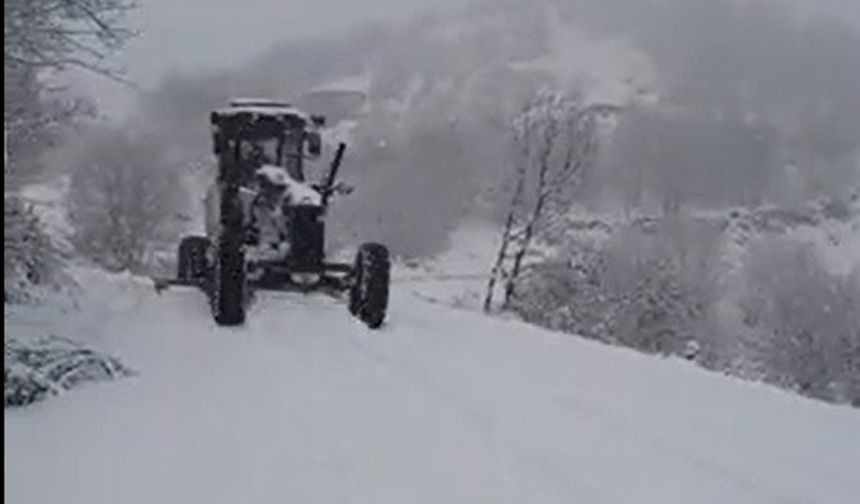 Bingöl’de kar nedeniyle 245 köy yolu ulaşıma kapandı