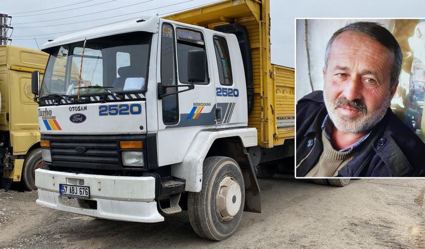 Sinoplu kamyon sürücüsü ölü bulundu