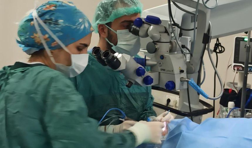 Ayancık'ta katarakt ameliyatı yapılmaya başlandı