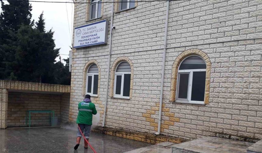 Canik’te camiler Ramazan’a hazır