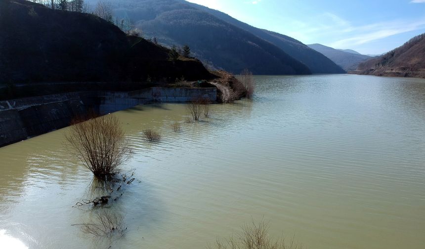 Sinop'ta baraj seviyesi tam doluluğa ulaştı