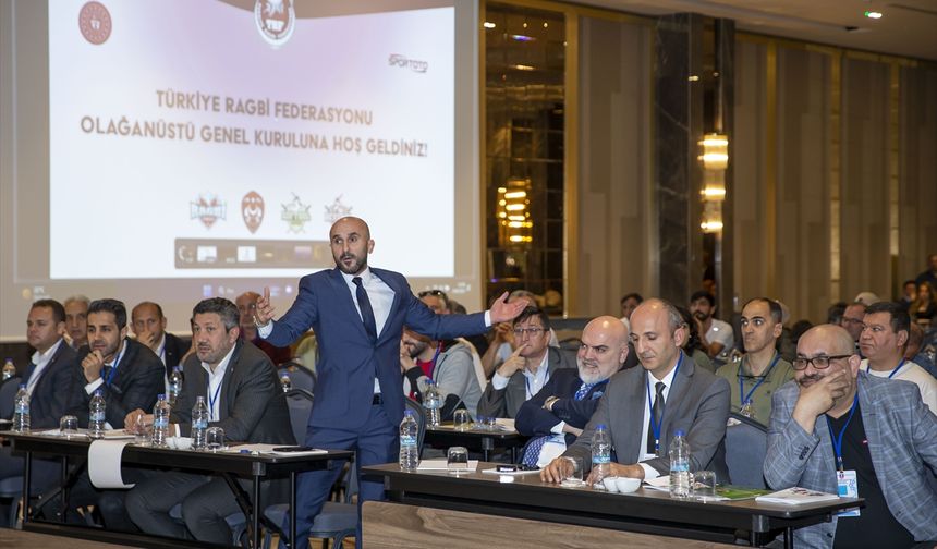 ANKARA - Türkiye Ragbi Federasyonunun yeni başkanı Nahit Şahin oldu
