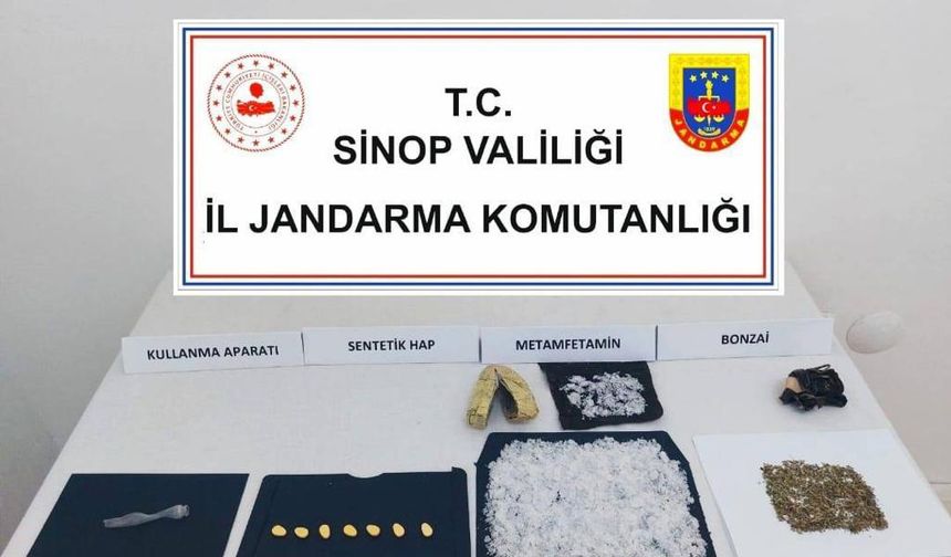 Jandarma operasyonunda uyuşturucu madde ele geçirildi