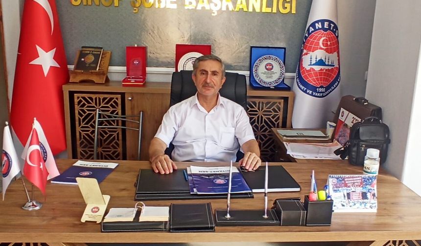 Diyanet-Sen Sinop Şube Başkanı Yaşar Köstek’ten Miraç Kandili Mesajı