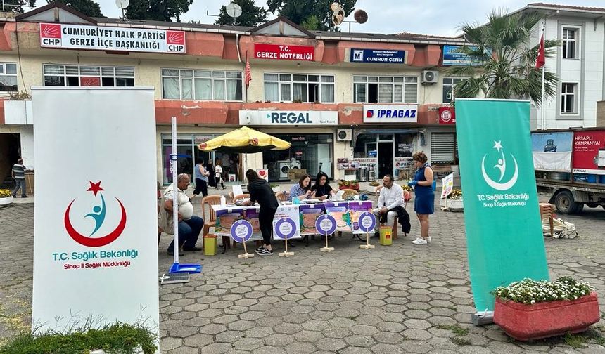 Sinop'ta ücretsiz sağlık taraması yapıldı