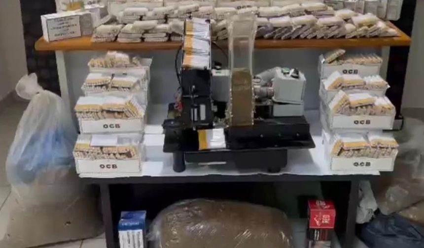 Sinop’ta 33 bin 100 makaron ele geçirildi: 1 gözaltı