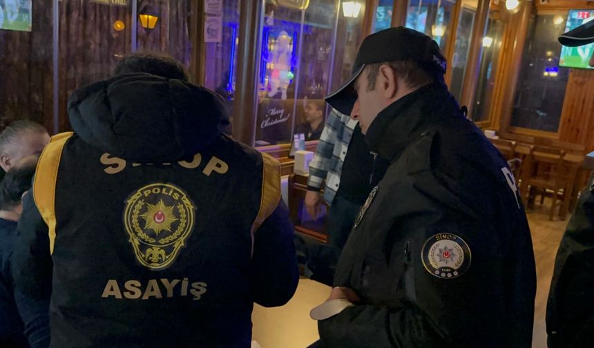 Sinop'ta aranan 10 kişi yakalandı